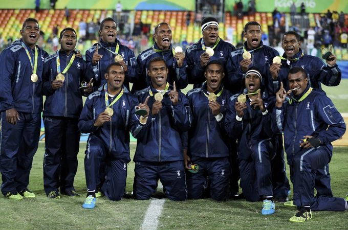 First ever Olympic Gold for Fiji – team gives glory to God