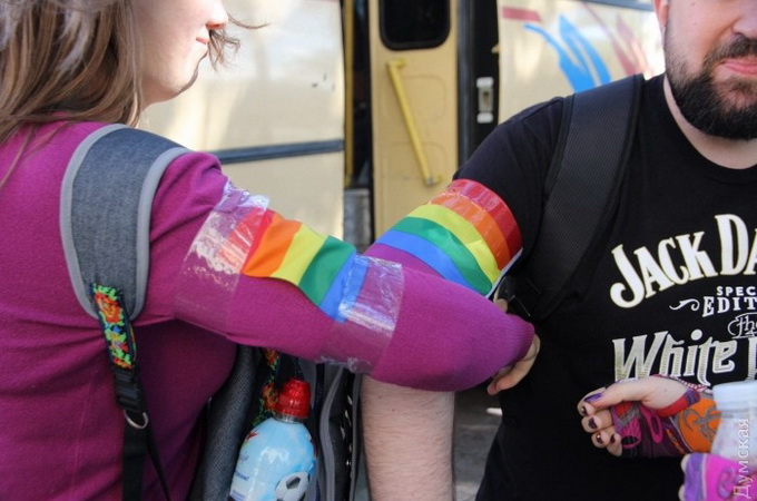 Gay parade was held in Odessa despite the restraining order