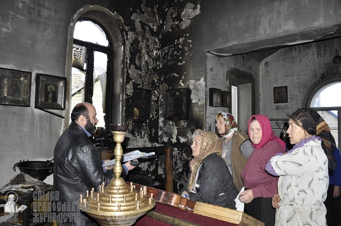 Arsonists cause 500 000 UAH damage to Pavlograd church