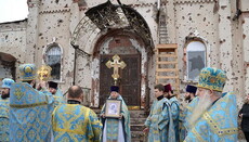 Престольне свято в Іверському монастирі Донецька пройшло під обстрілами (ФОТО, ВІДЕО)