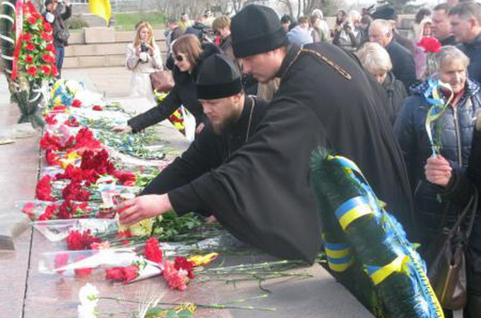 В Херсонській єпархії УПЦ вшанували пам'ять загиблих за визволення Херсона