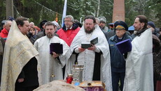 На місці загибелі Юрія Гагаріна заклали каплицю