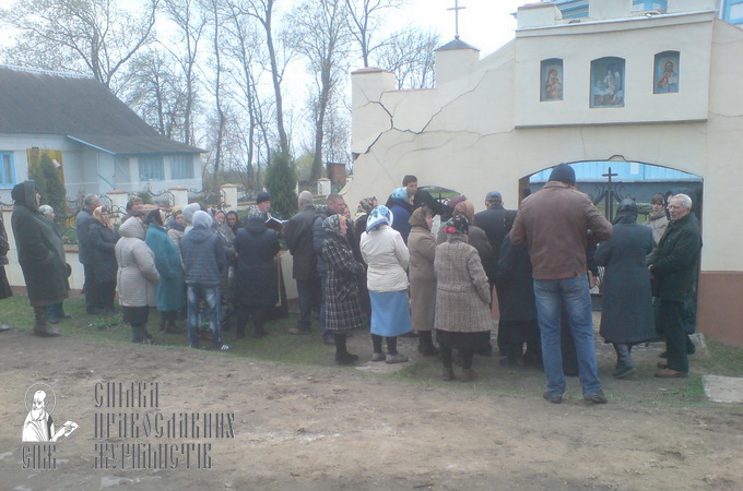 Schismatics make an attempt to frustrate UOC festive worship in Duliby