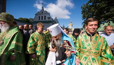 В день тезоименитства Предстоятель УПЦ принял поздравления от паствы (ФОТО, ВИДЕО)