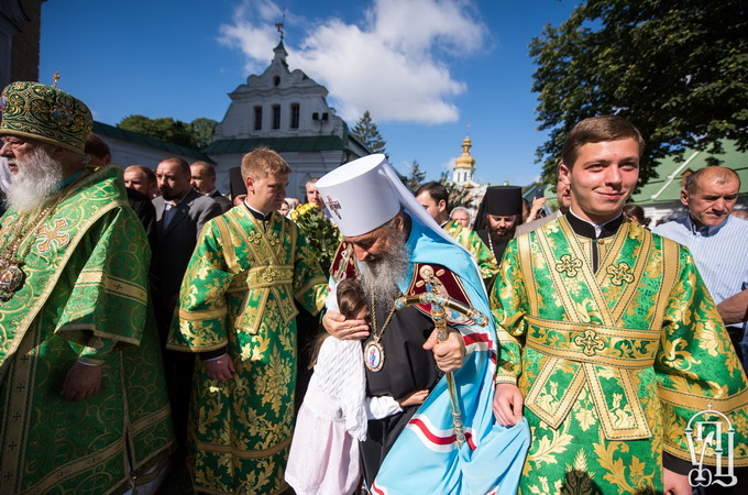 В день тезоіменитства Предстоятель УПЦ прийняв вітання від пастви (ФОТО, ВІДЕО)