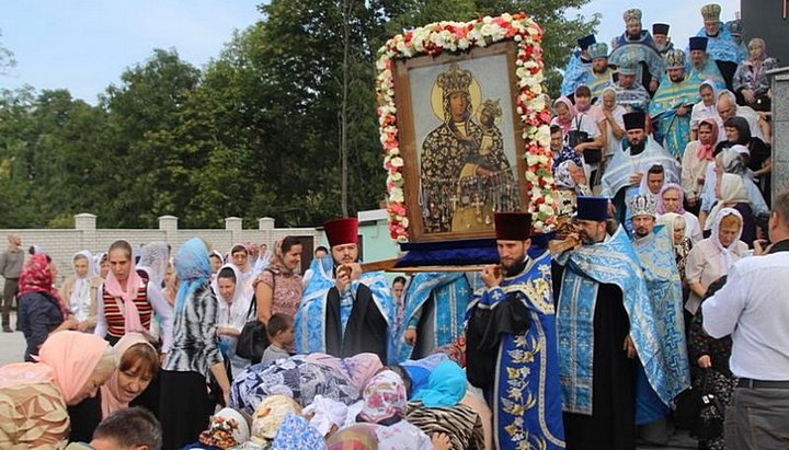 «Подільська» ікона Божої Матері завжди шанувалася народом в силу благодатної допомоги