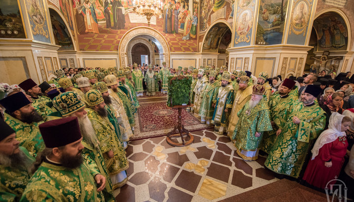 Єпископи УПЦ на святкуванні тезоіменитства Митрополита Онуфрія