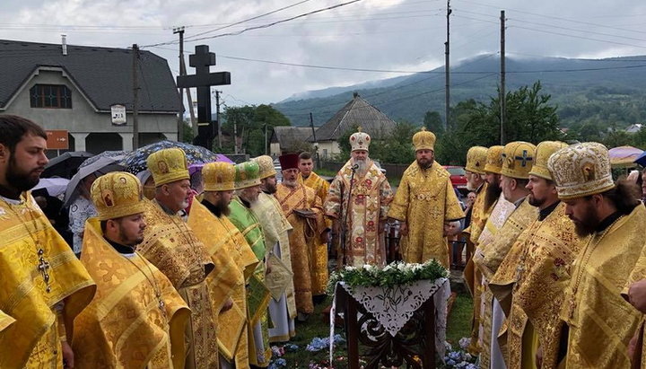 Храм в честь преподобного Сергия Радонежского освятили в с. Кушница Иршавского района 