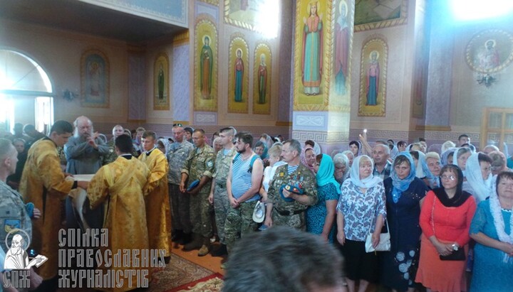 Богослужіння в Свято-Іллінському храмі