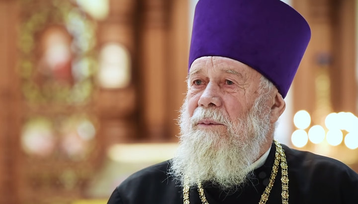 Protopriest Vsevolod Rybchinsky, rector of St Olga Cathedral in Kiev