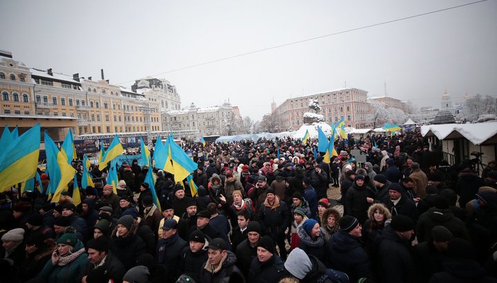 Митинг на Софийской площади