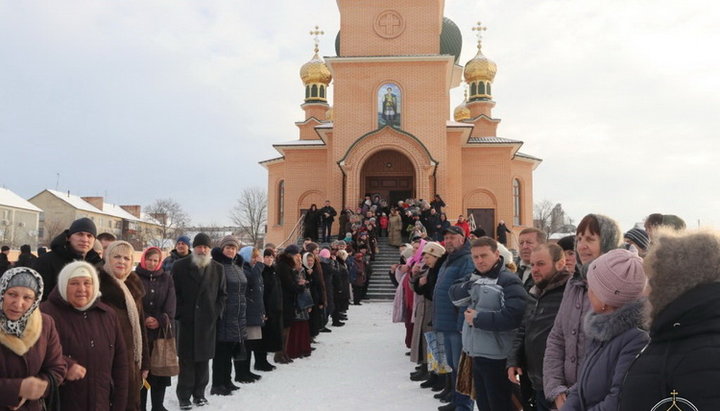 Новый храм в честь великомученика Димитрия Солунского в Благовещенском Кировоградской области