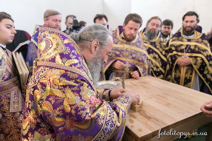 Блаженніший Митрополит Онуфрій освятив відроджений старовинний храм на Київщині