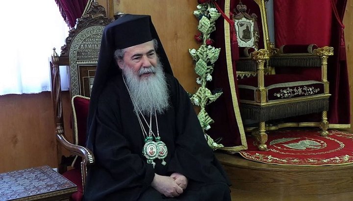 Patriarch Theophilos III of the Holy City of Jerusalem and All Palestine