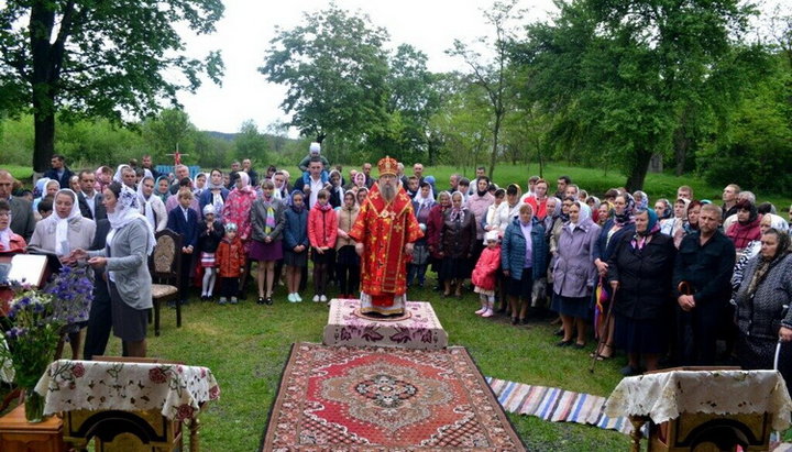 Освящение храма в честь мученицы Галины. Фото: Волынская нпархия