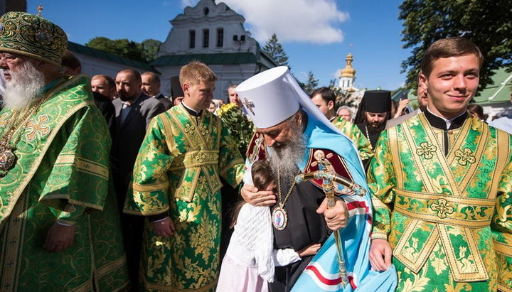 Предстоятель УПЦ Блаженніший Митрополит Київський і всієї України Онуфрій. Фото: УНІАН