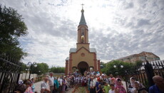 В одесском селе, бывшей немецкой колонии, освятили первый православный храм