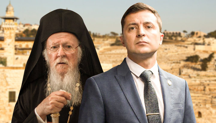 Patriarch Bartholomew of Constantinople and President of Ukraine Vladimir Zelensky. Photo: UOJ