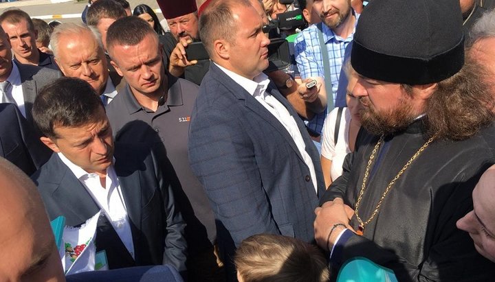 Meeting of the UOC believers with Vladimir Zelensky, Rovno. Photo: UOJ