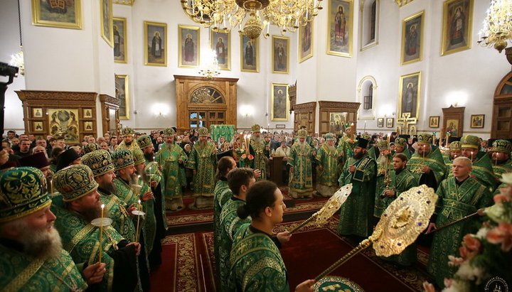 Святкування на честь преподобних отців Святогірських в Святогірській лаврі. Фото: svlavra.church.ua