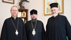 Phanar hierarch meets with Epiphany Dumenko and Eustratiy Zoria in Kiev