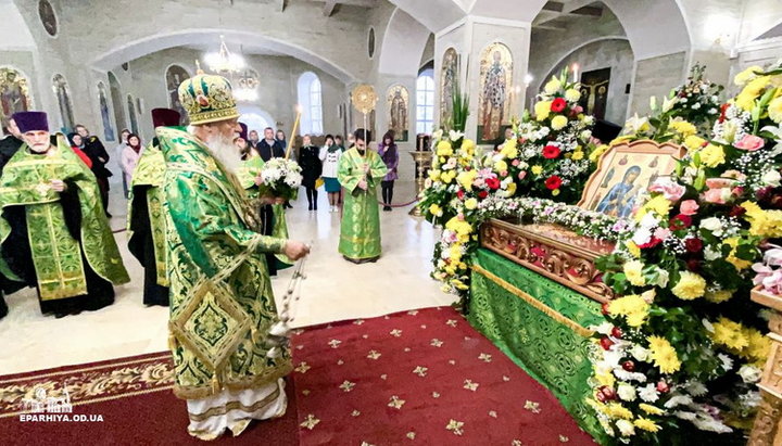 Митрополит Агафангел очолив Богослужіння в монастирі республіки Молдова. Фото: eparhiya.od.ua