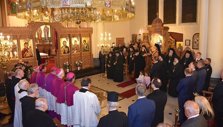 Служба в кафедральном соборе Брюсселя, 9.11.19. Фото: Orthodoxia.Info