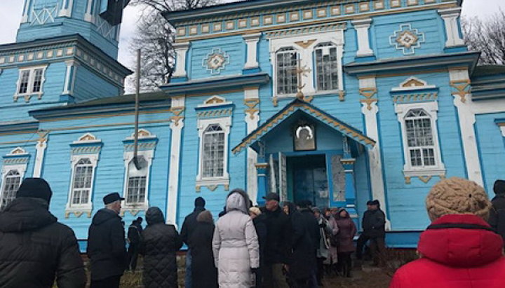 У Луці-Мелешківській члени ПЦУ відмовилися від допомоги УПЦ в будівництві храму. Фото: eparhia.vinnica.ua