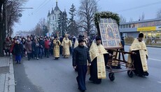 Хресний хід з іконою апостола Андрія в Запоріжжі зібрав тисячі вірян