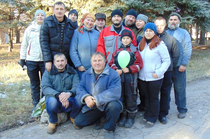 На Донетчине община православного храма возрождает городской парк (+ФОТО)