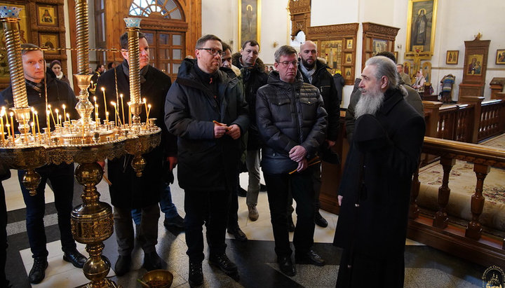 Делегація послів країн Балтії і республіки Польща в Святогірській лаврі 16.01.2020