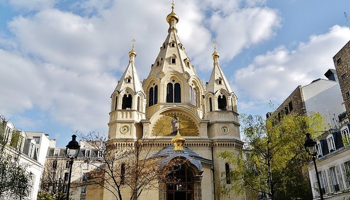 Храм на честь святого благовірного князя Олександра Невського в Парижі. Фото: wikimedia