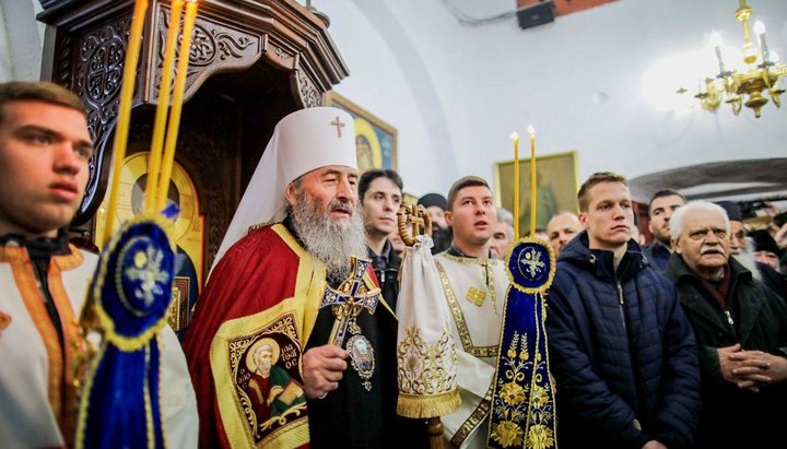 Блаженніший Онуфрій в Цетінському монастирі. Фото: єпископ Віктор (Коцаба)