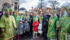 Предстоятель возглавил торжества Собора всех преподобных Печерских в Лавре