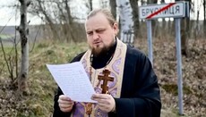 Настоятель храму УПЦ в Брусниці зробив одиночний хресний хід навколо села