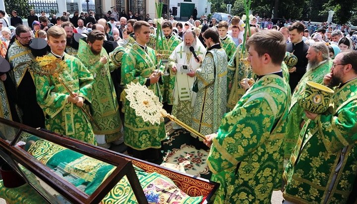 Святкування пам'яті преподобного Агапіта Печерського. Фото: lavra.ua