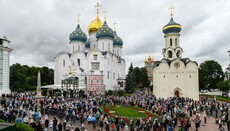 В Троице-Сергиевой лавре отпраздновали память прп. Сергия Радонежского