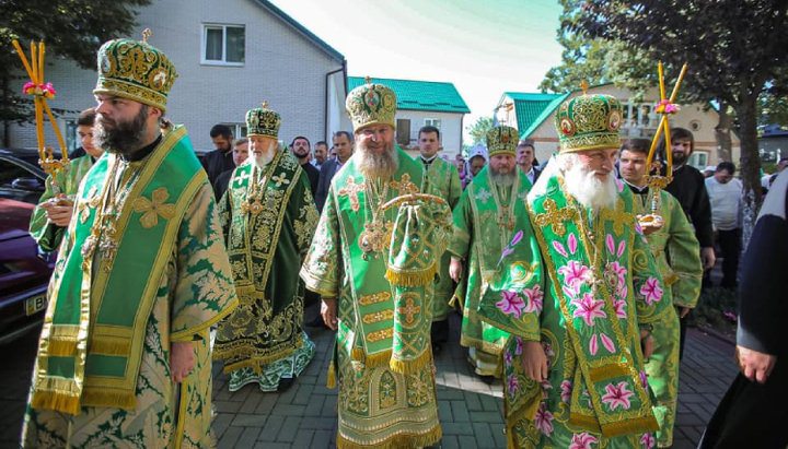 Престольный праздник в Городницком монастыре УПЦ. Фото: facebook.com/MitropolitAntoniy