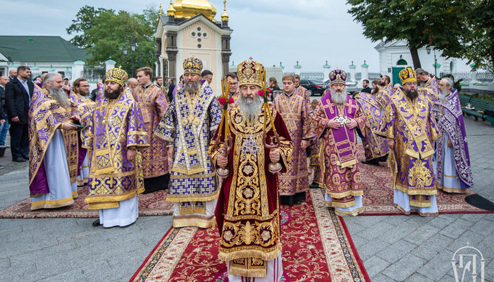 Престольне свято Хрестовоздвиженського храму Києво-Печерської лаври. Фото: news.church.ua