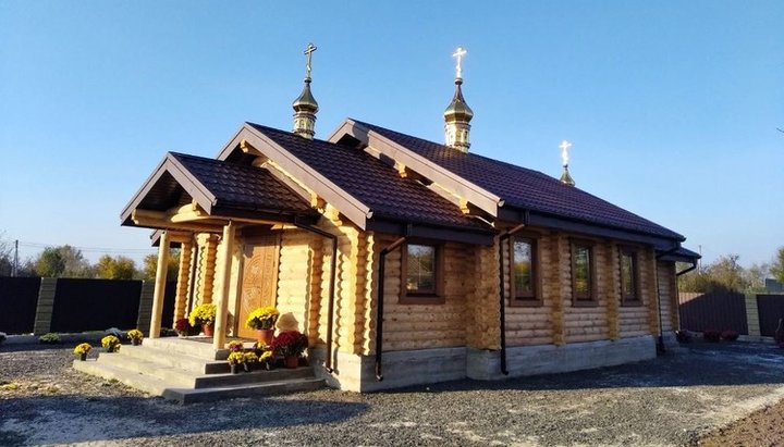 Новозбудований храм громади УПЦ в Скобелці. Фото: pravoslavna.volyn.ua