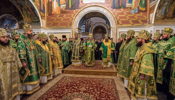 Урочистості з нагоди дня пам'яті преподобного Нестора Літописця очолює Блаженніший Митрополит Онуфрій. Фото: news.church.ua