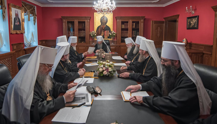 Meeting of the Holy Synod of the UOC on December 9, 2020. Photo: news.church.ua