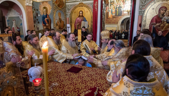 Архієрейська хіротонія в Києво-Печерській лаврі. Фото: news.church.ua