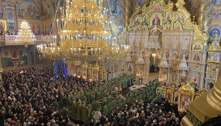 Урочистості в день пам'яті преп. Амфілохія Почаївського у Свято-Успенській Почаївській лаврі Фото: t.me/orthobuk