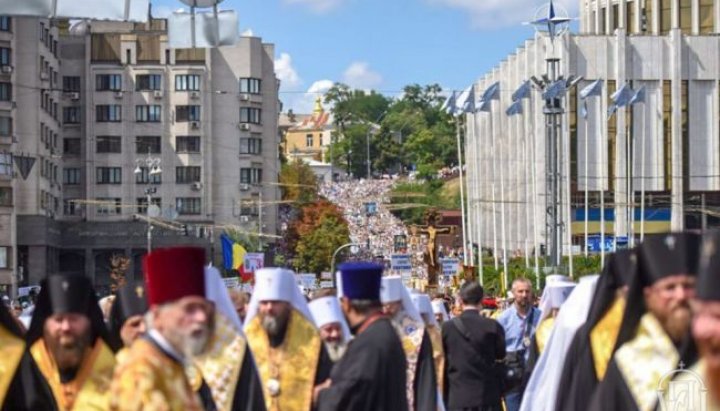 Хресний хід в Києві. Фото: СПЖ