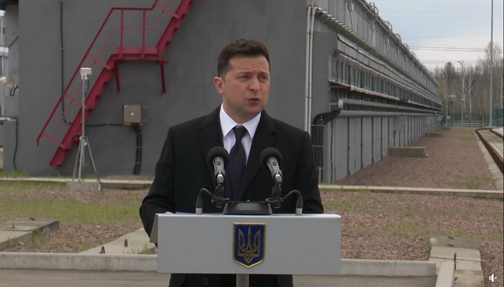 Vladimir Zelensky. Photo: screenshot of the video of 112 Ukraine youtube channel