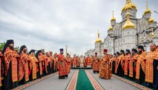 Предстоятель освятив пам'ятник апостолу Андрію в Почаївській лаврі