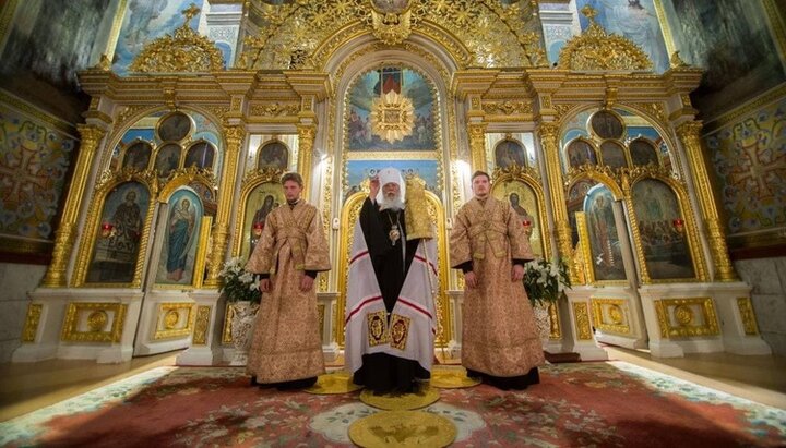 Праздничное богослужение в кафедральном соборе УПЦ Одессы, 30.05.21. Фото: eparhiya.od.ua