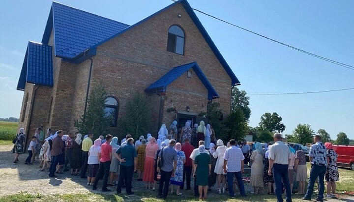 Новий Свято-Миколаївський храм УПЦ в Сестрятині. Фото: сторінка в Facebook Рівненської єпархії.