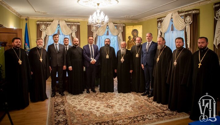 His Beatitude Metropolitan Onuphry with the delegations of the Local Orthodox Churches. Photo: news.church.ua